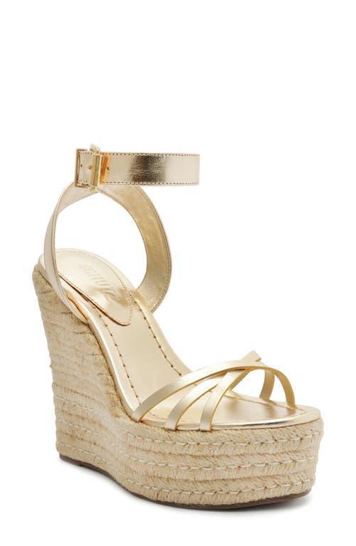 Schutz Alexandra Espadrille Platform Wedge Sandal Product Image