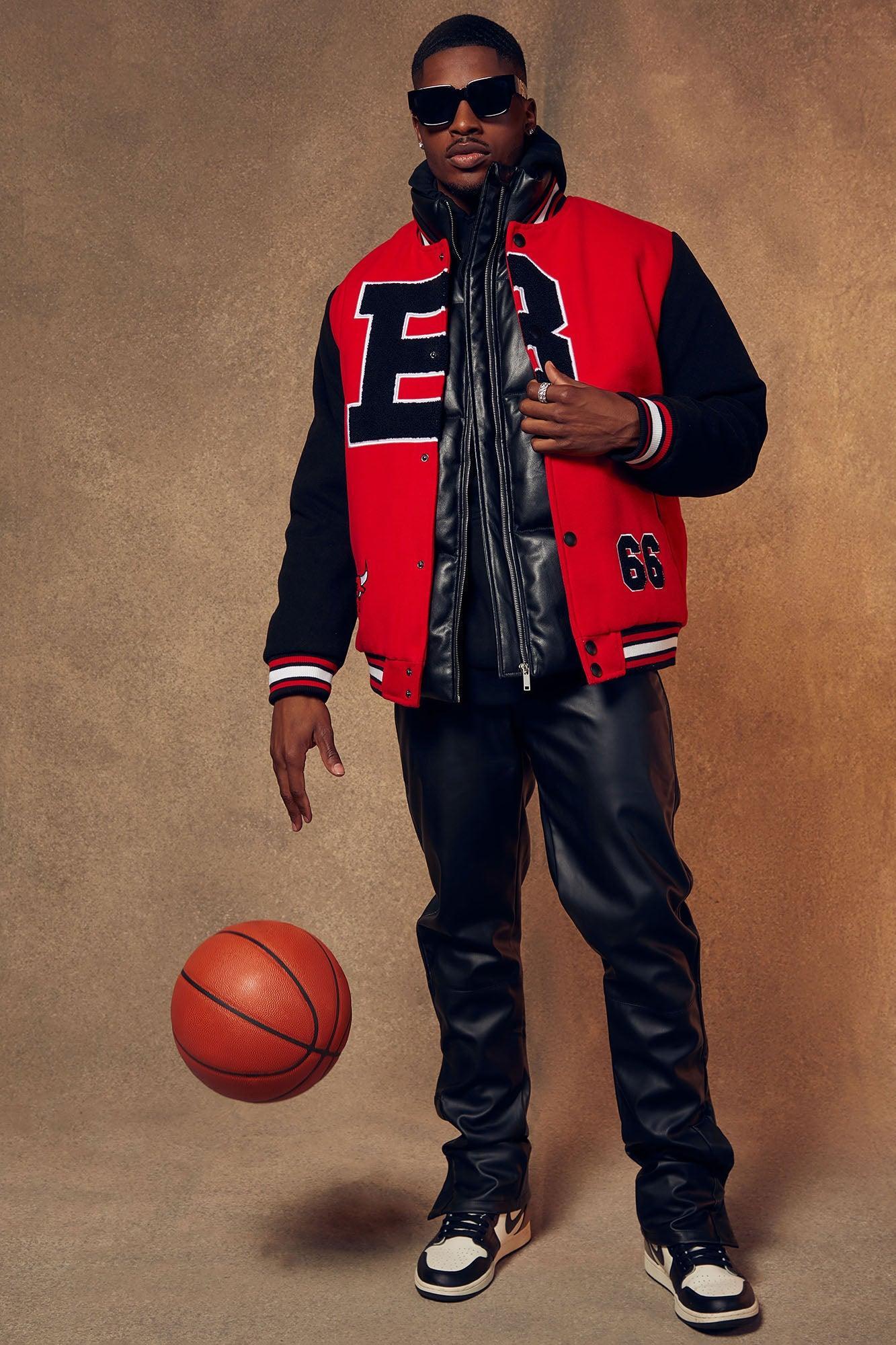 Chicago Bulls Loyalty Varsity Jacket - Red Product Image