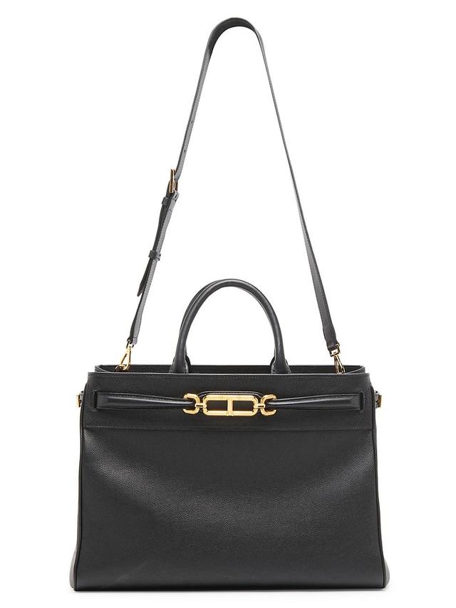 Whitney Large Top-Handle Bag in Leather Product Image