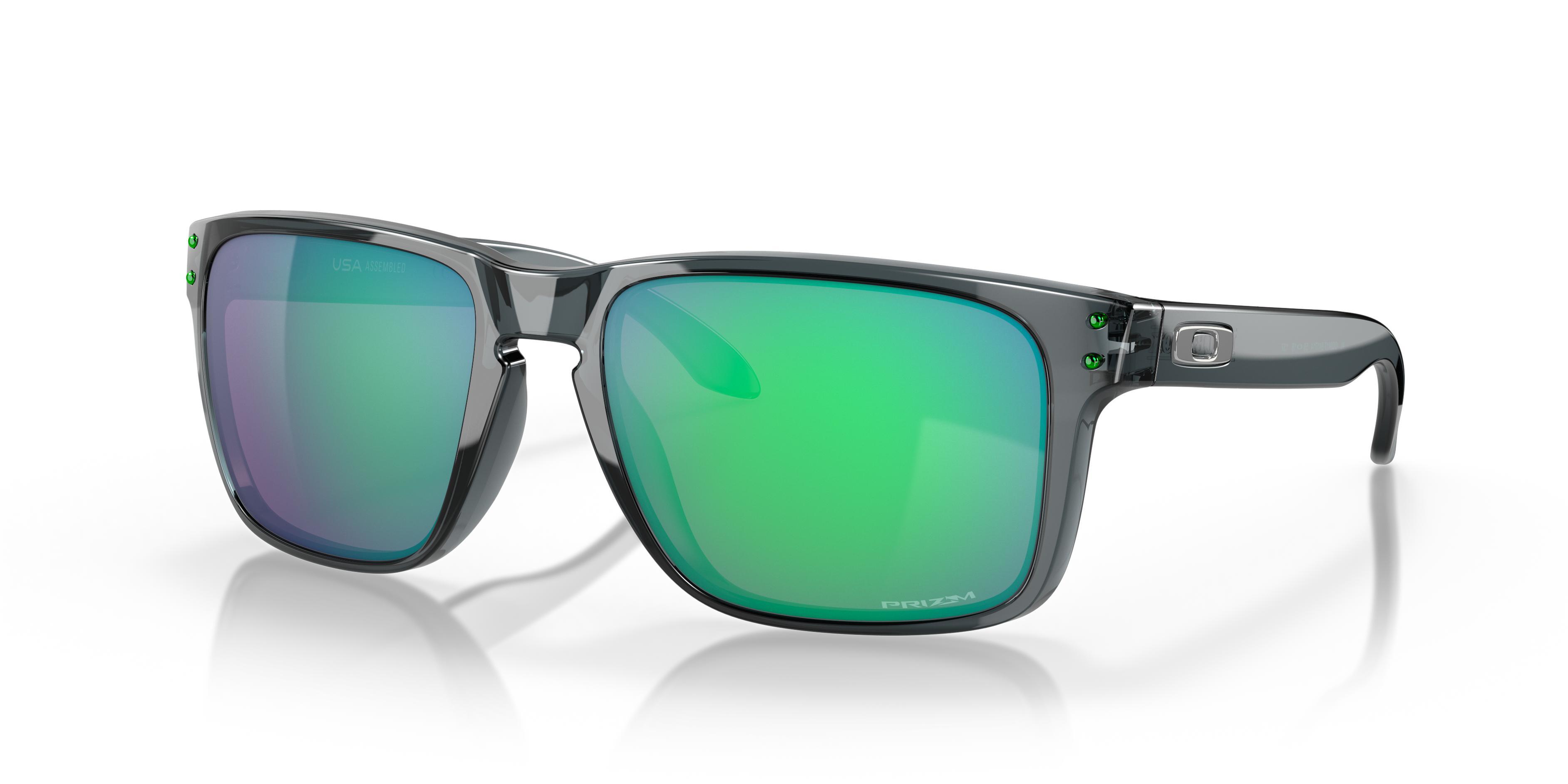 Oakley Mens OO9417 Holbrook XL 59mm Polarized Square Sunglasses - Crystal Black/Prizm Jade Product Image