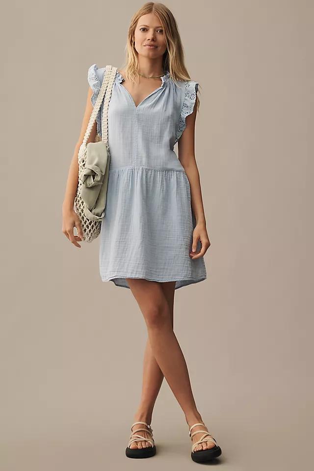 Velvet by Graham & Spencer Grace Flutter-Sleeve V-Neck Mini Dress Product Image