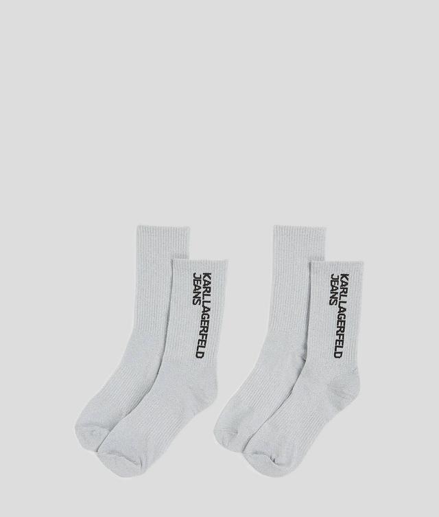 METALLIC SOCKS - 2-PACK Product Image