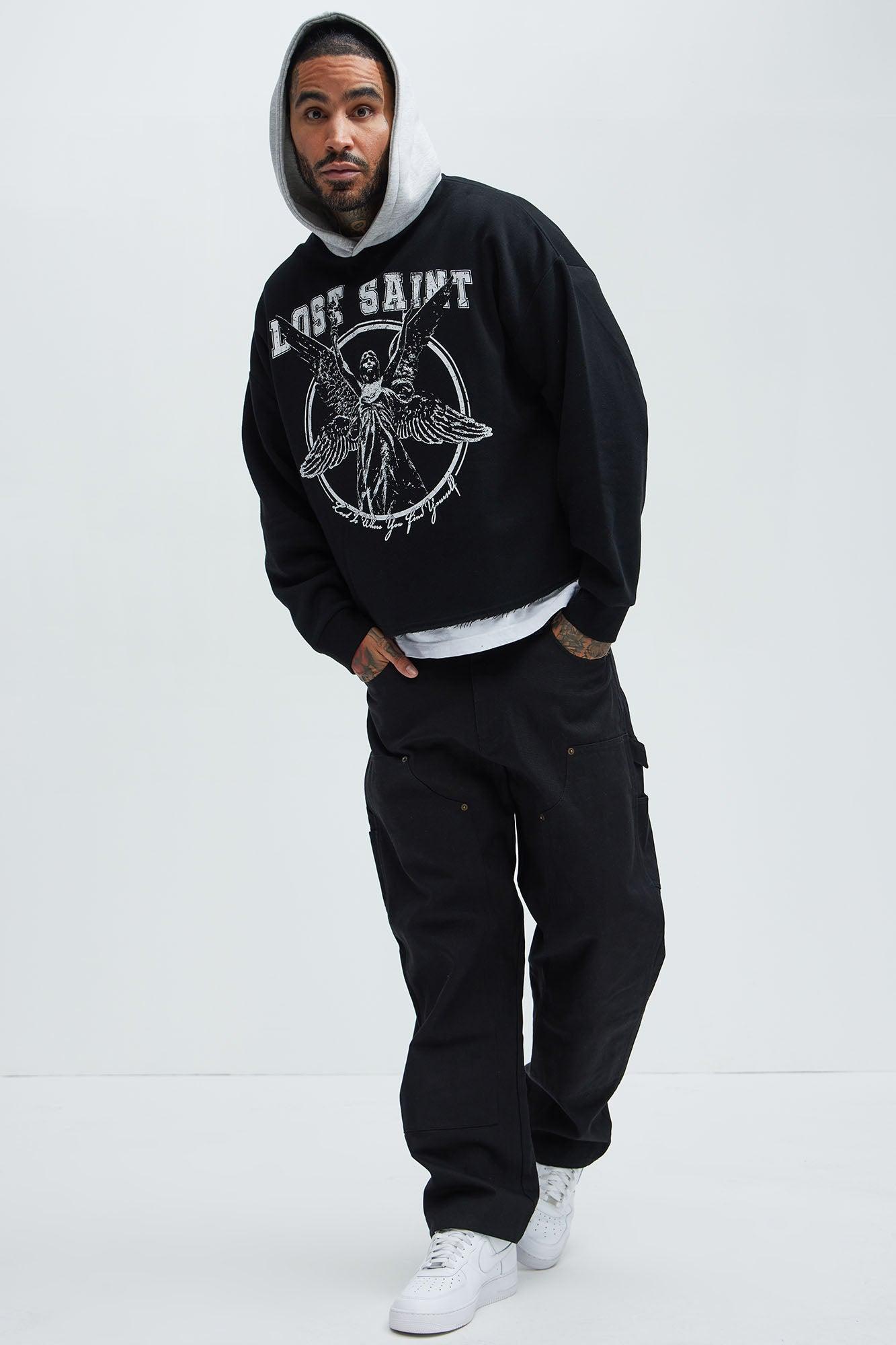 Tyson Lost Saints Oversized Hoodie - Black/combo Product Image