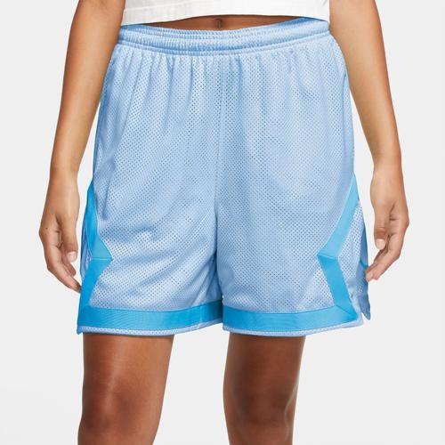 Jordan Womens Jordan Heritage Diamond Shorts - Womens Ice Blue/Dark Powder Blue Product Image