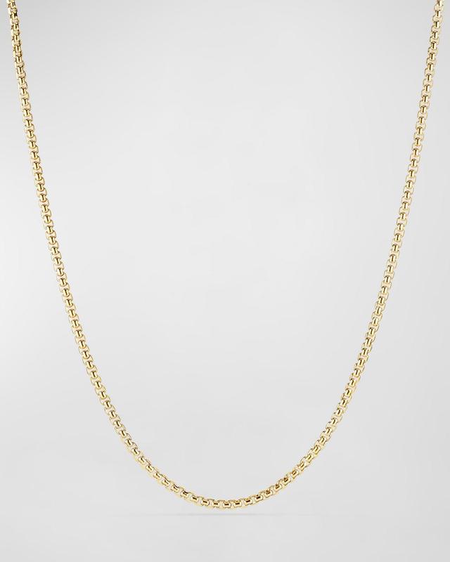 Mens Chain Collection 18K Gold Necklace Product Image