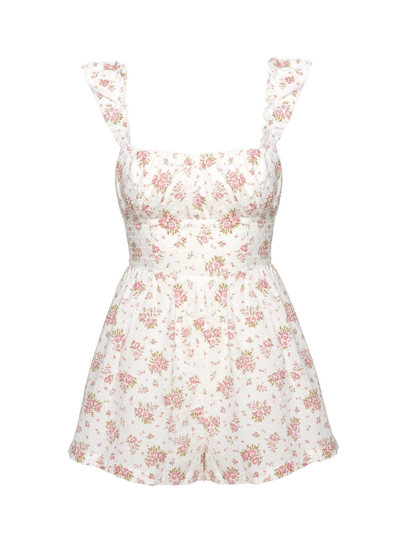 Fusili Romper White Floral Product Image