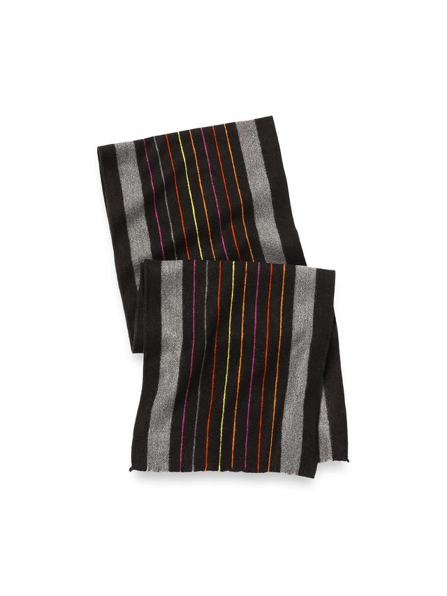 Stripe Brushed Silk Scarf Product Image