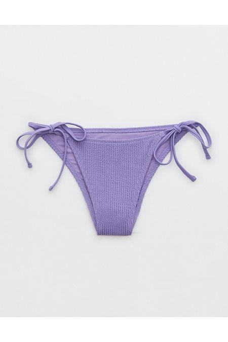 Aerie Crinkle Cheekiest Tie Bikini Bottom Women's Product Image