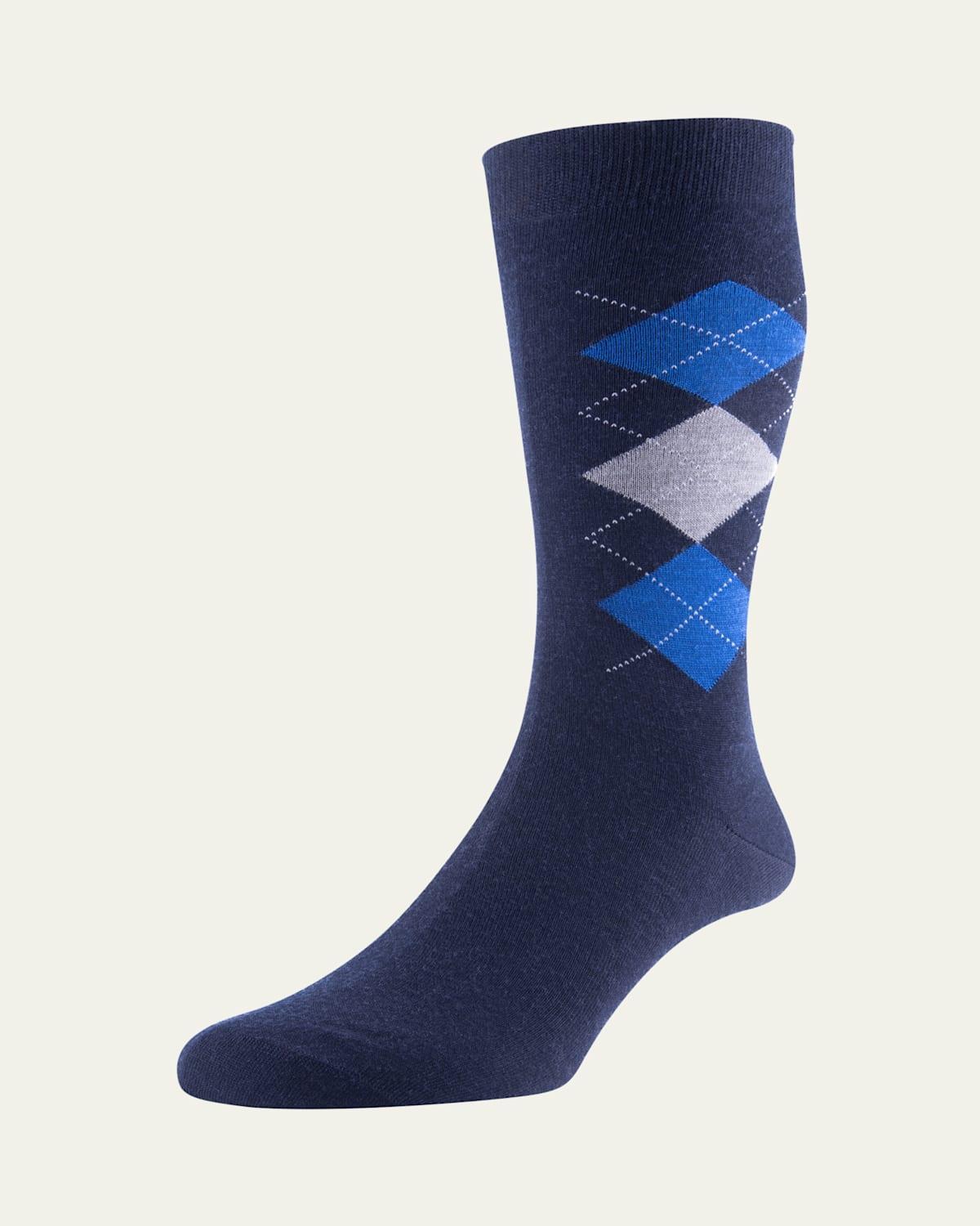 Men's Locke Argyle Merino Socks Product Image