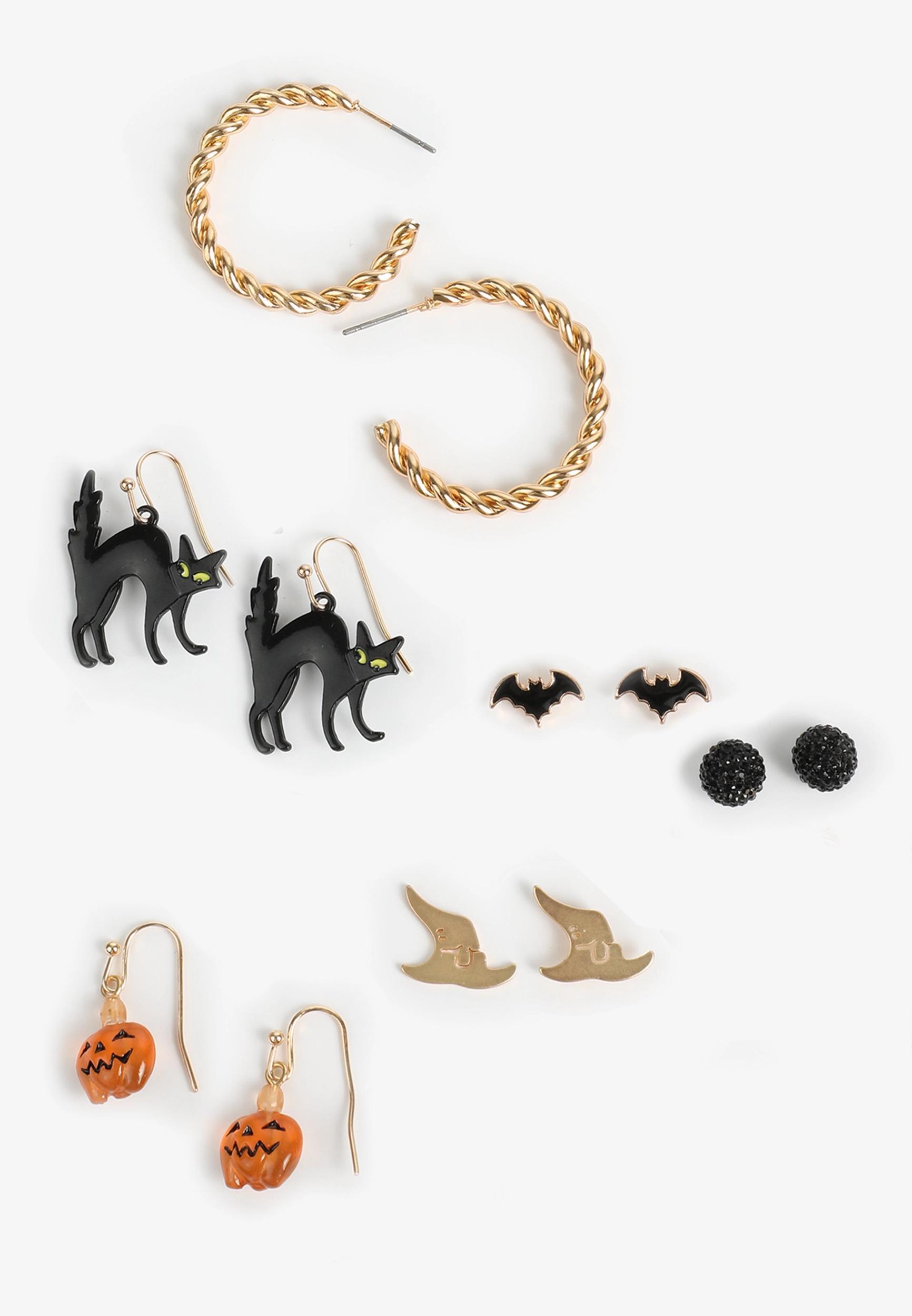 6 Pack Halloween Earring Set Product Image