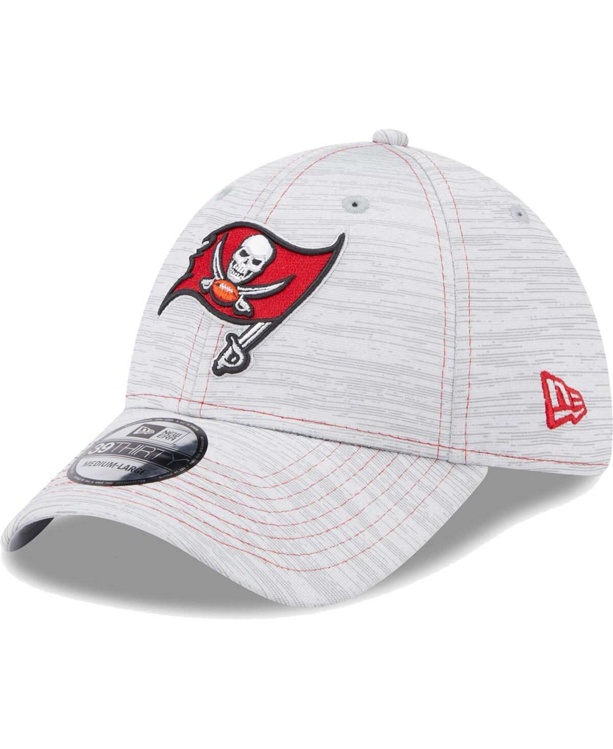 Mens New Era Gray Tampa Bay Buccaneers Speed 39THIRTY Flex Hat Product Image