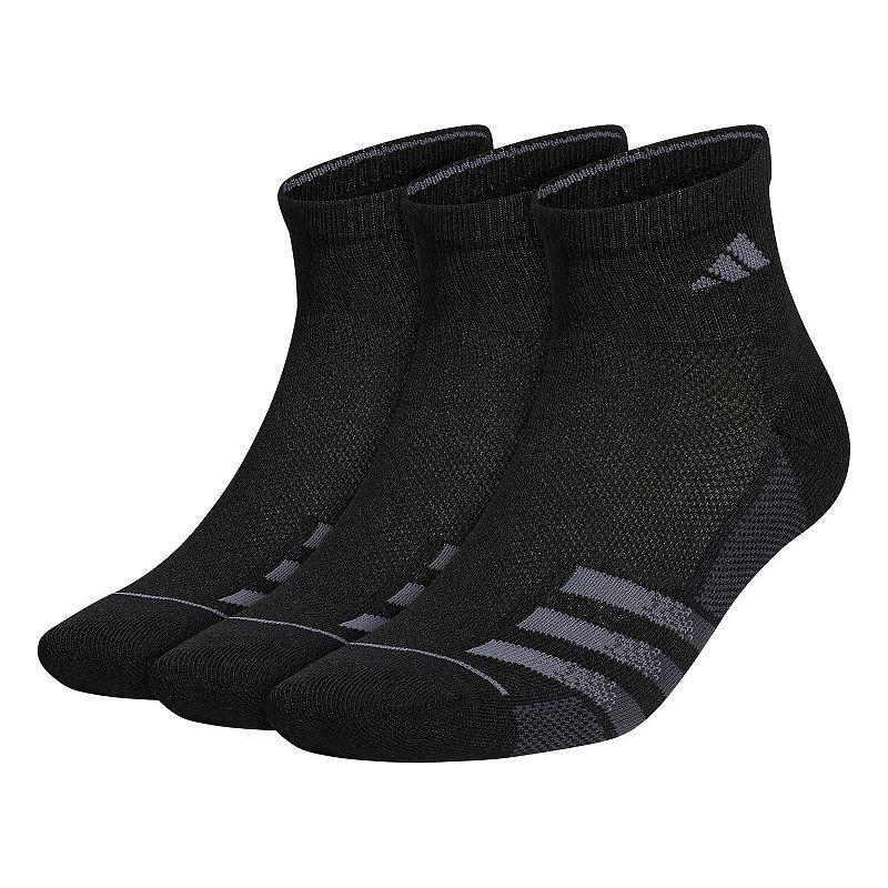 Mens adidas 3-pack Superlite Stripe 3 Quarter Socks Product Image