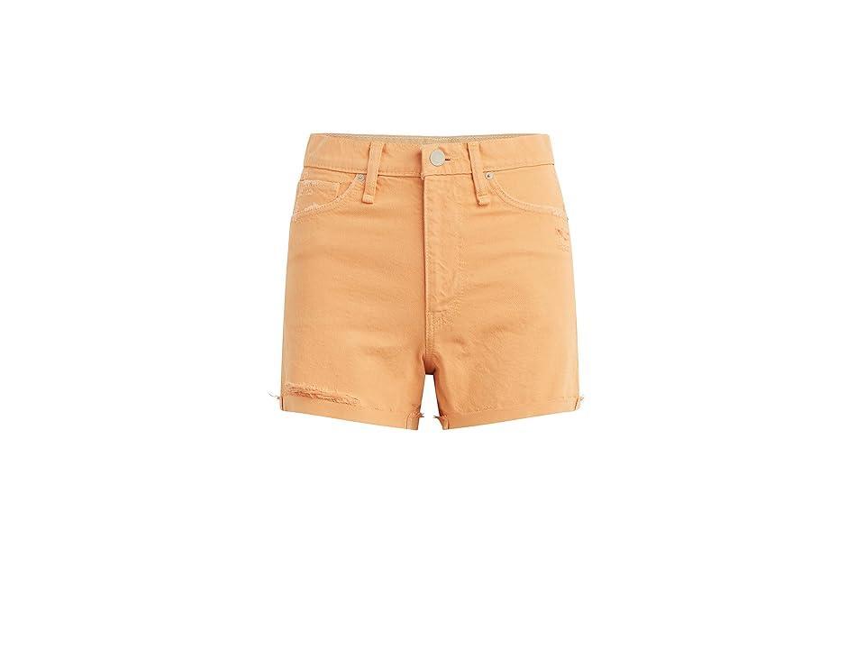 Hudson Jeans Devon High-Rise Boyfriend Shorts with Cuff in Clay Destructed (Clay Destructed) Women's Shorts Product Image