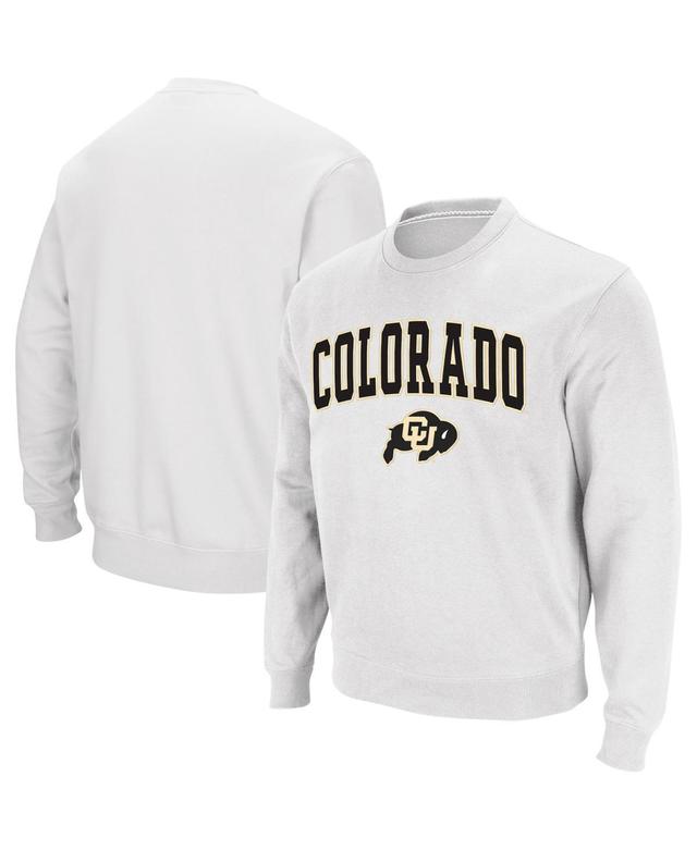 Colosseum Mens Colorado Buffaloes Arch & Logo Crew Neck Sweatshirt Product Image