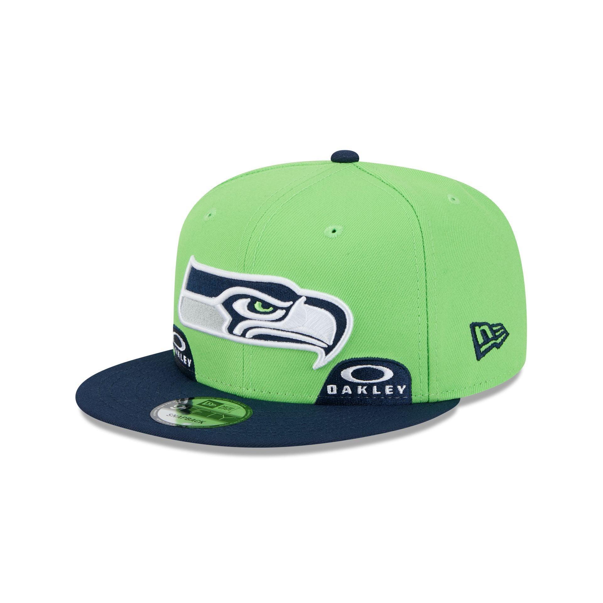 Oakley x Seattle Seahawks 9FIFTY Snapback Hat Male Product Image