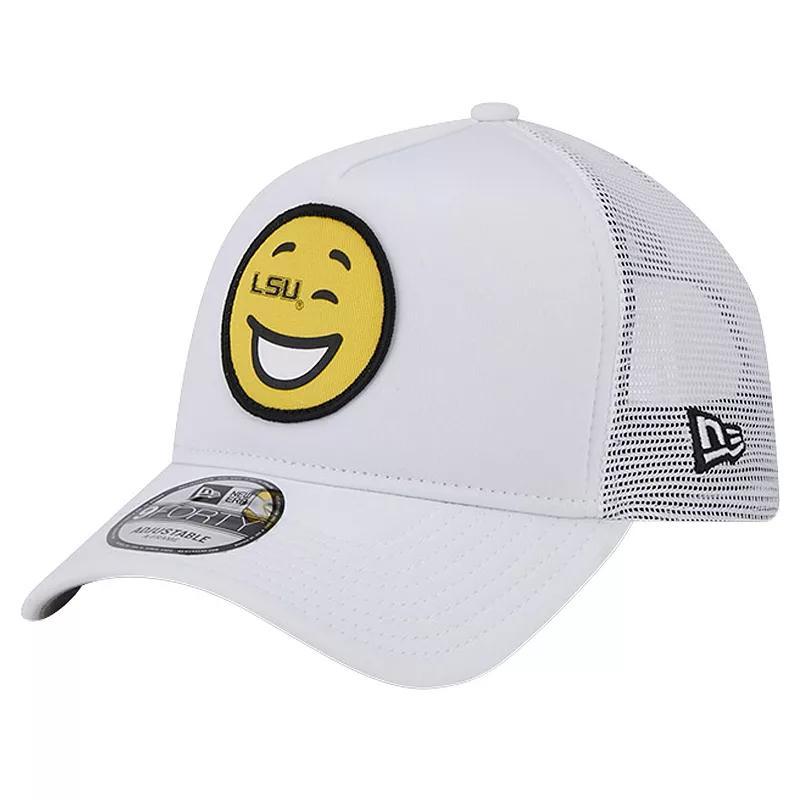 Mens New Era LSU Tigers Wink Foam Trucker Adjustable Hat Product Image