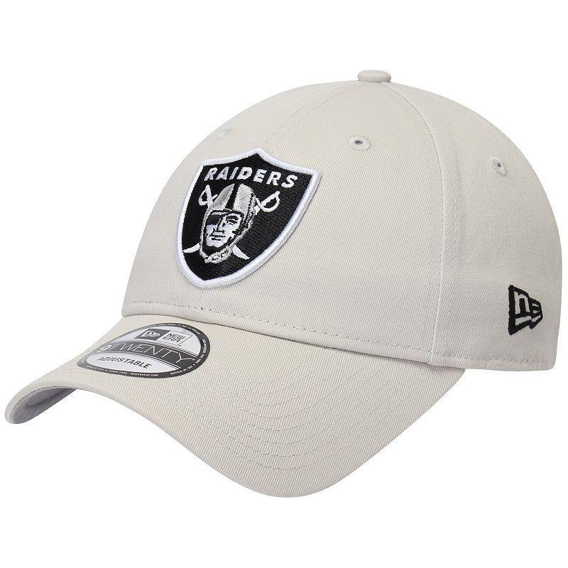 Mens New Era Khaki Oakland Raiders Playmaker 9TWENTY Adjustable Hat Product Image