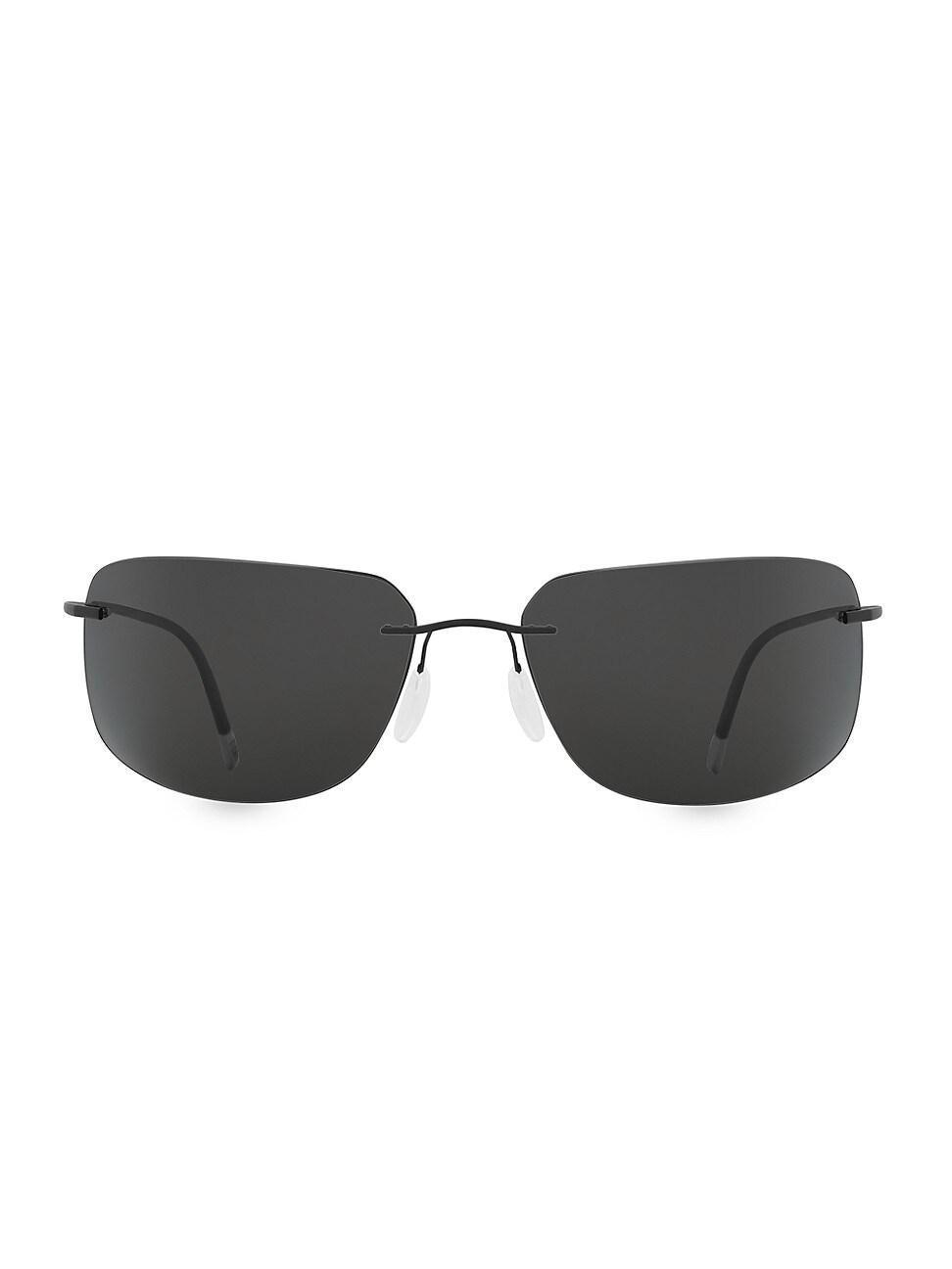 Mens TMA Seefeld 63MM Rectangular Sunglasses Product Image