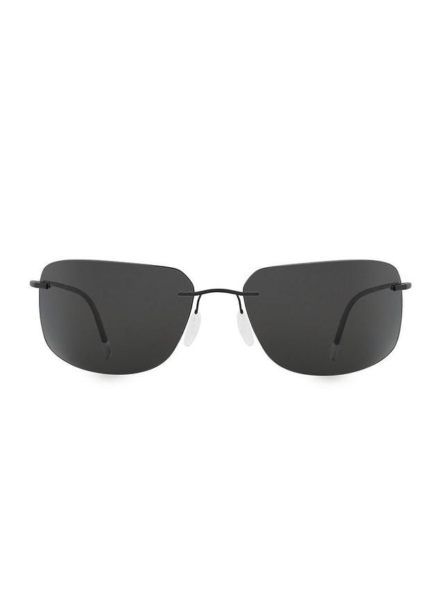 Mens TMA Seefeld 63MM Rectangular Sunglasses Product Image