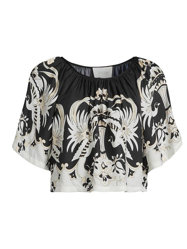 Womens Santi Cropped Blouse Product Image