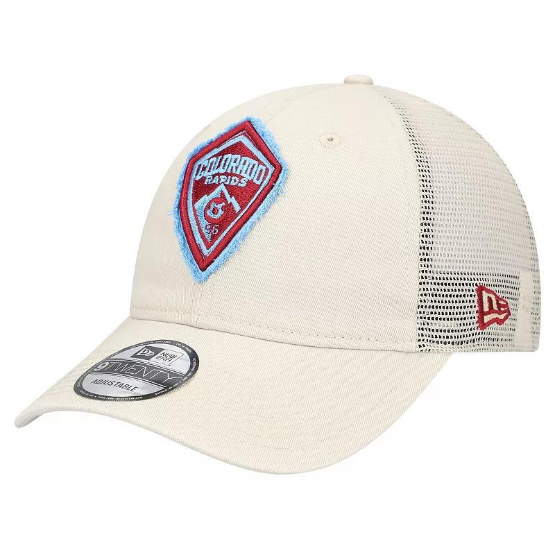 Mens New Era Tan Colorado Rapids Game Day 9TWENTY Adjustable Trucker Hat Product Image