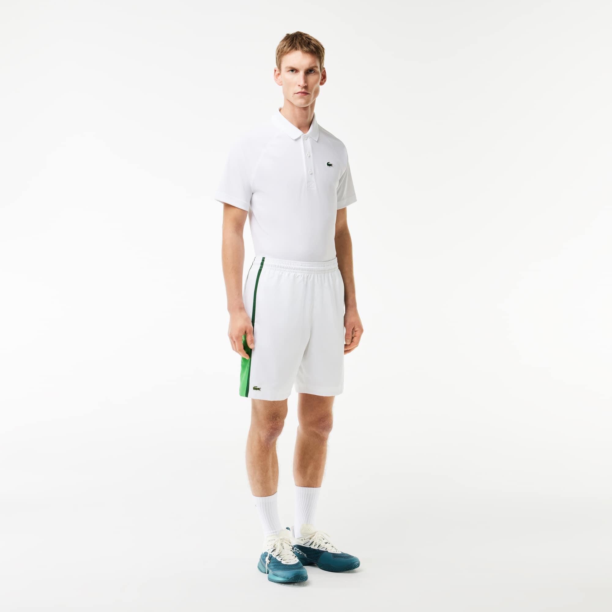 Men's Lightweight Colorblock Stripe Tennis Shorts product image