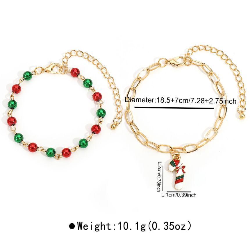 Set of 2: Christmas Bracelet Product Image