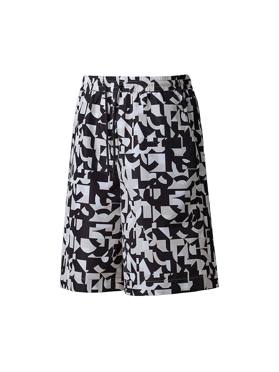 Mens Dante Abstract Geometric Shorts Product Image