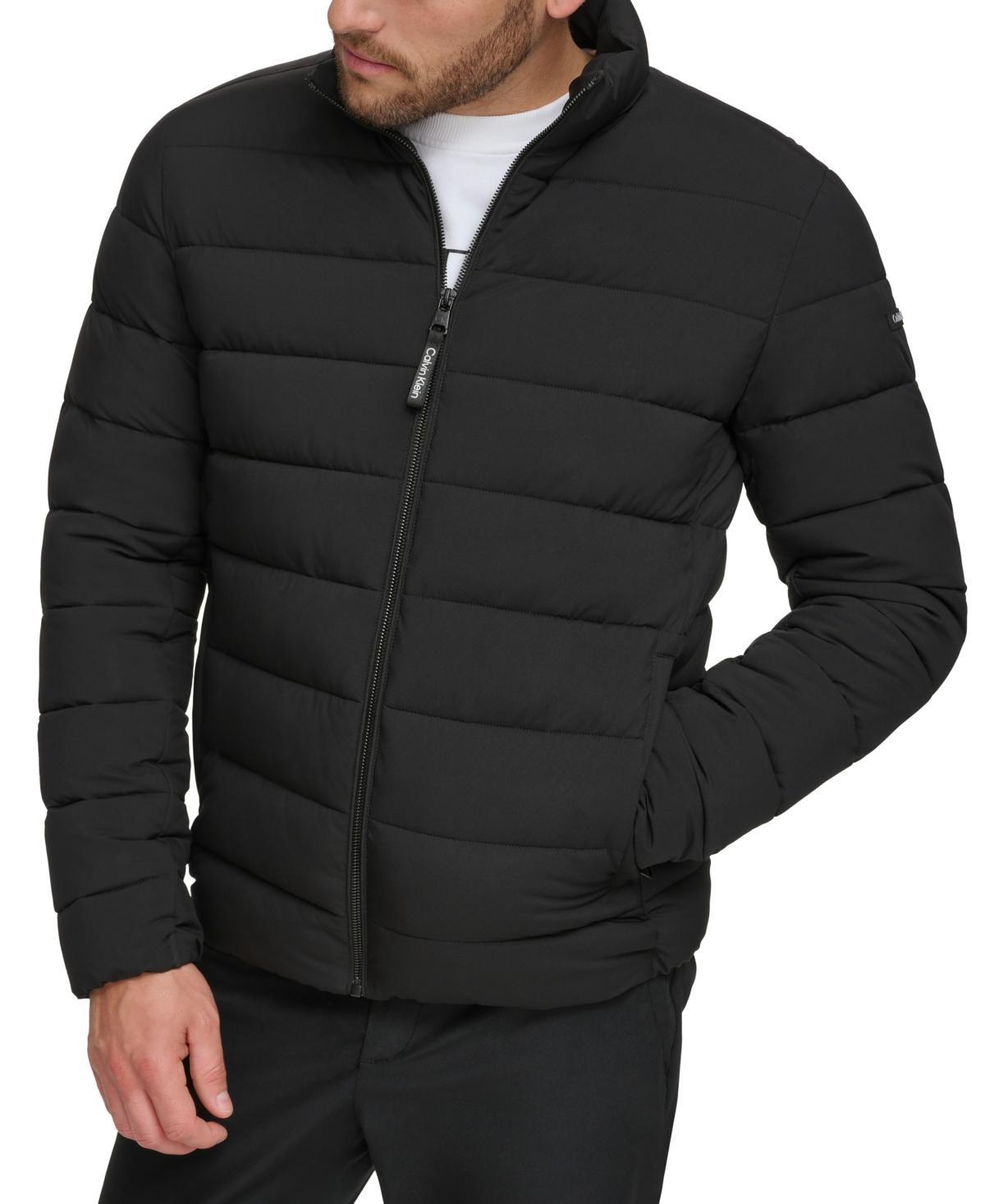 Calvin Klein Mens Quilted Infinite Stretch Water-Resistant Puffer Jacket Product Image