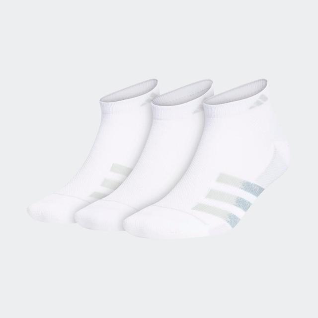 adidas Superlite Stripe Low-Cut Socks 3 Pairs White L Product Image