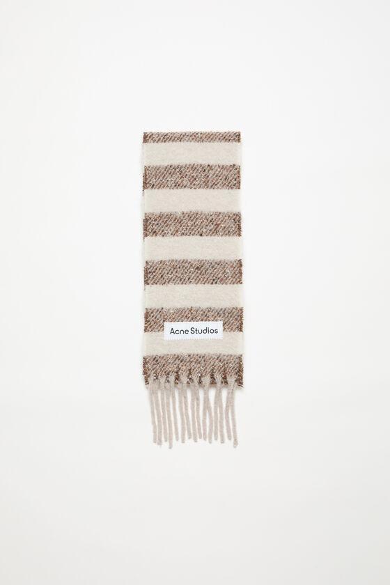 Stripe alpaca scarf - Narrow Product Image