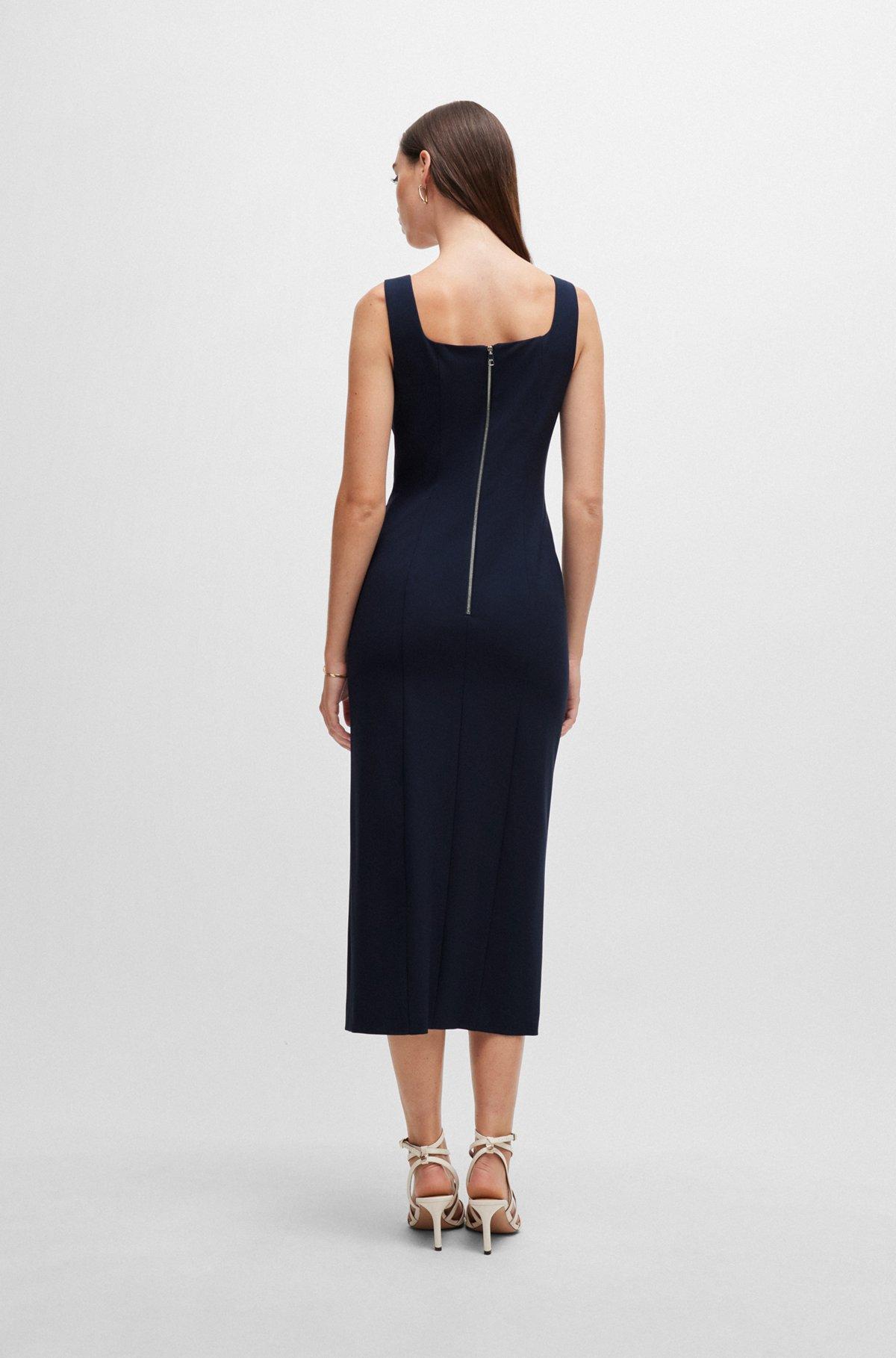 Business dress with seaming details Product Image