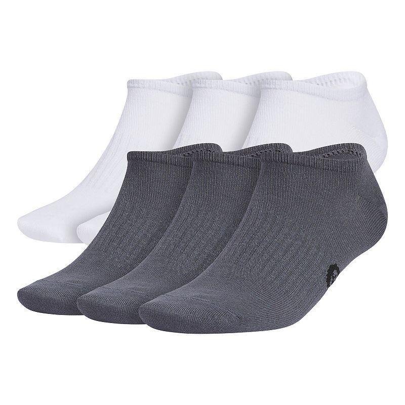 Mens adidas 6-Pack Superlite Classic No-Show Socks Product Image