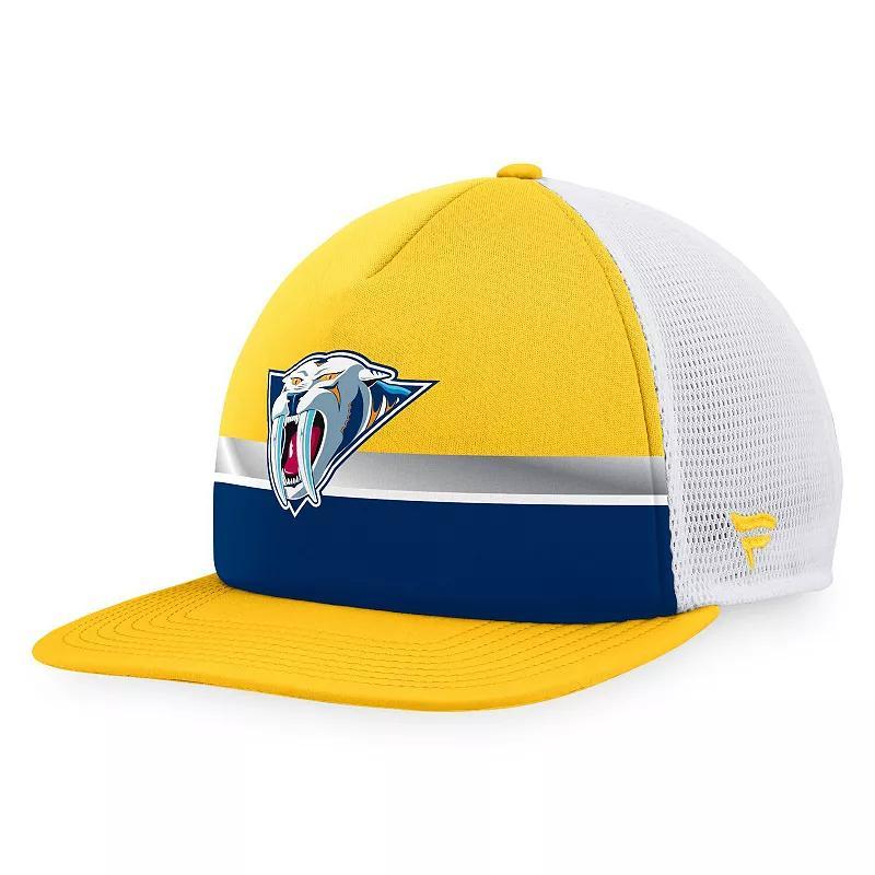 Mens Fanatics Branded Gold Nashville Predators Special Edition Trucker Adjustable Hat Product Image