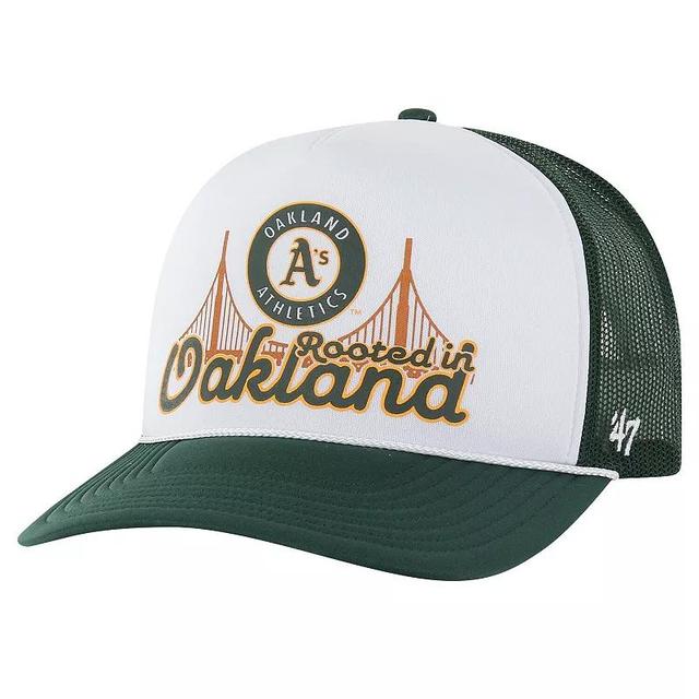 Mens 47 Oakland Athletics Retro Region Foam Trucker Adjustable Hat Product Image