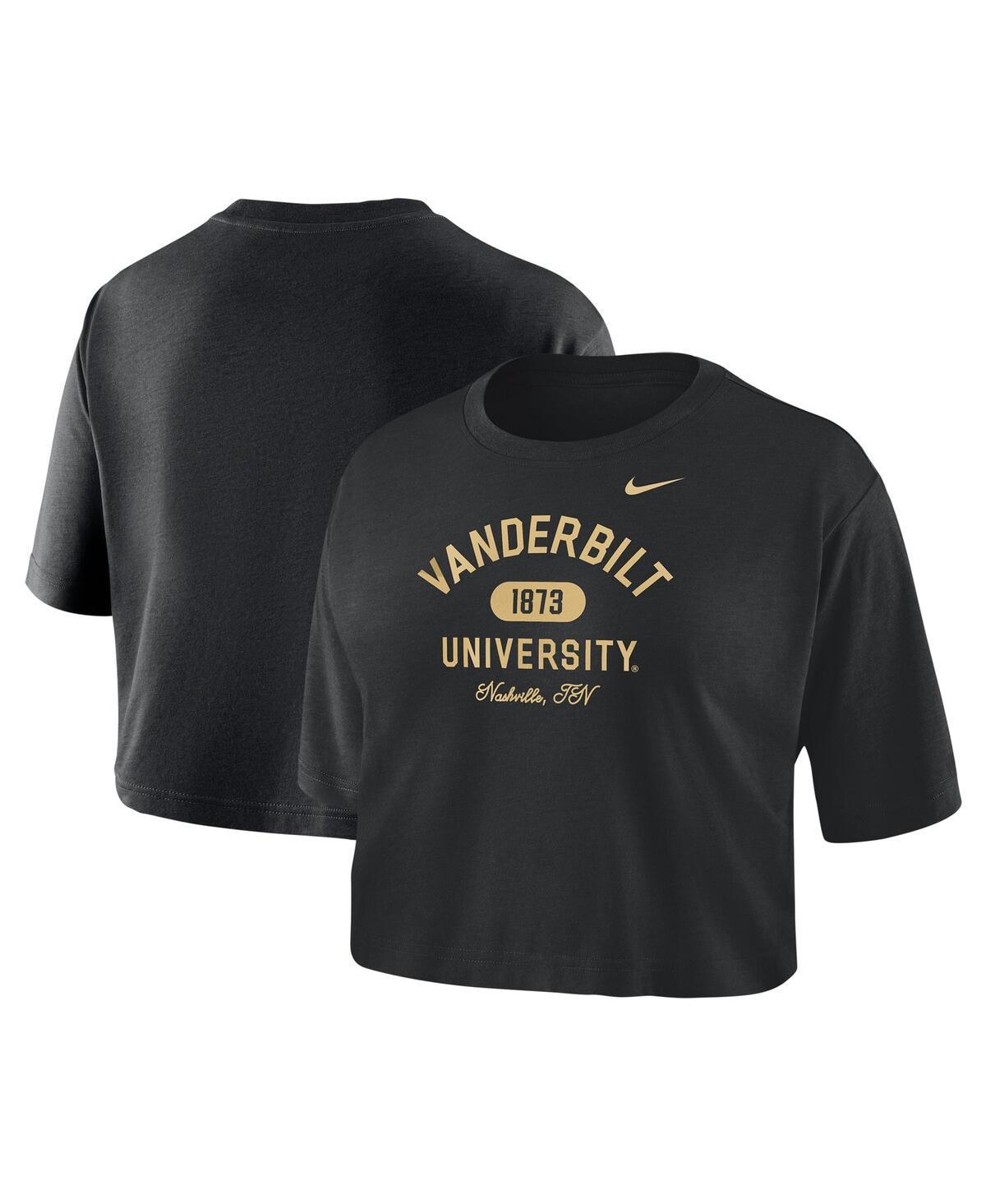 Womens Nike Vanderbilt Commodores Cropped T-Shirt Product Image