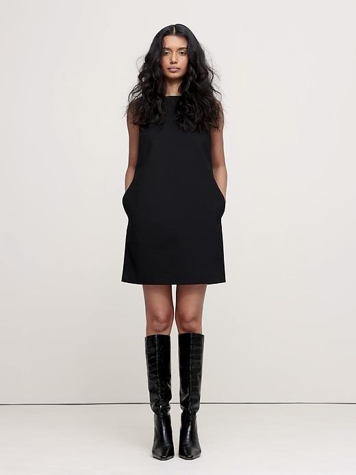 Everywhere Ponte Cut-Out Shift Dress Product Image