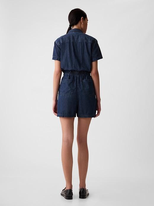 Denim Romper Product Image