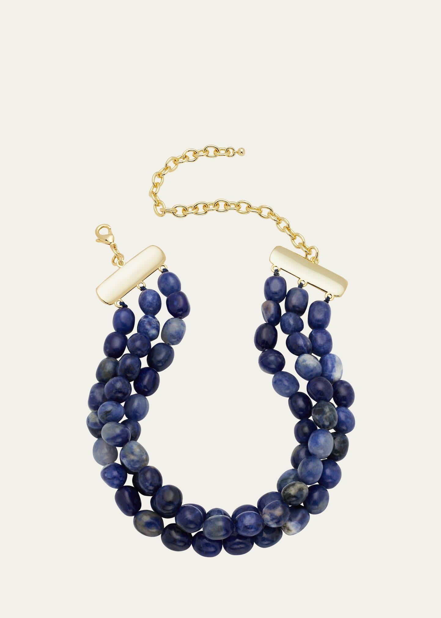 Nora Choker Necklace, Blue Product Image