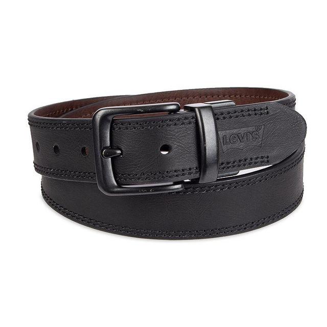 Mens Levis Reversible Casual Belt Dark Brown Product Image