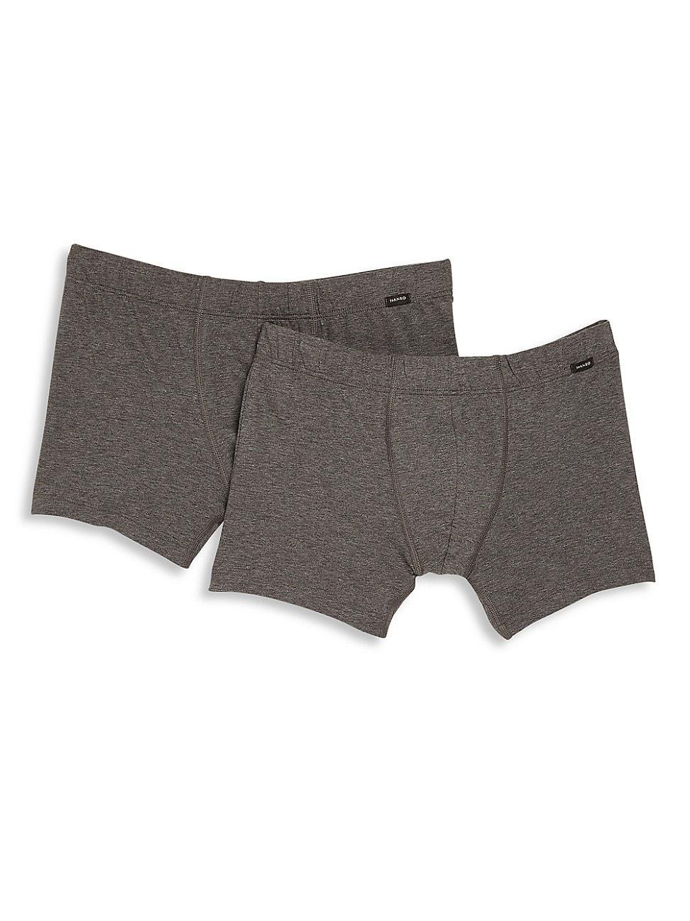 Hanro Cotton Essentials 2-Pack Boxer Brief 1) Men's Underwear Product Image