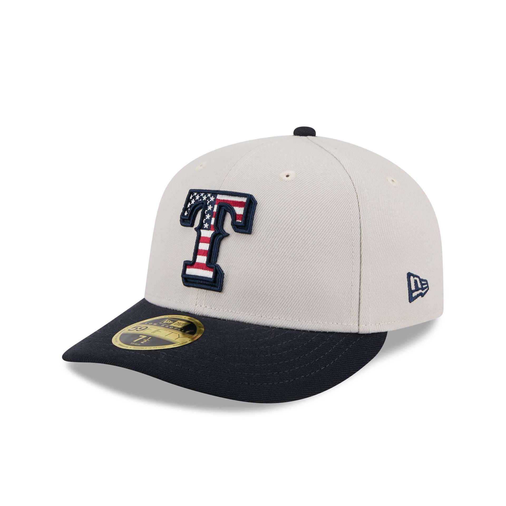 Texas Rangers Independence Day 2024 Low Profile 59FIFTY Fitted Hat Male Product Image