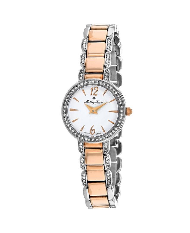 Mathey Tissot Womens Fleury White Dial Watch - D6532BI Product Image