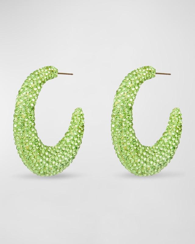 Archer Pave Hoop Earrings Product Image