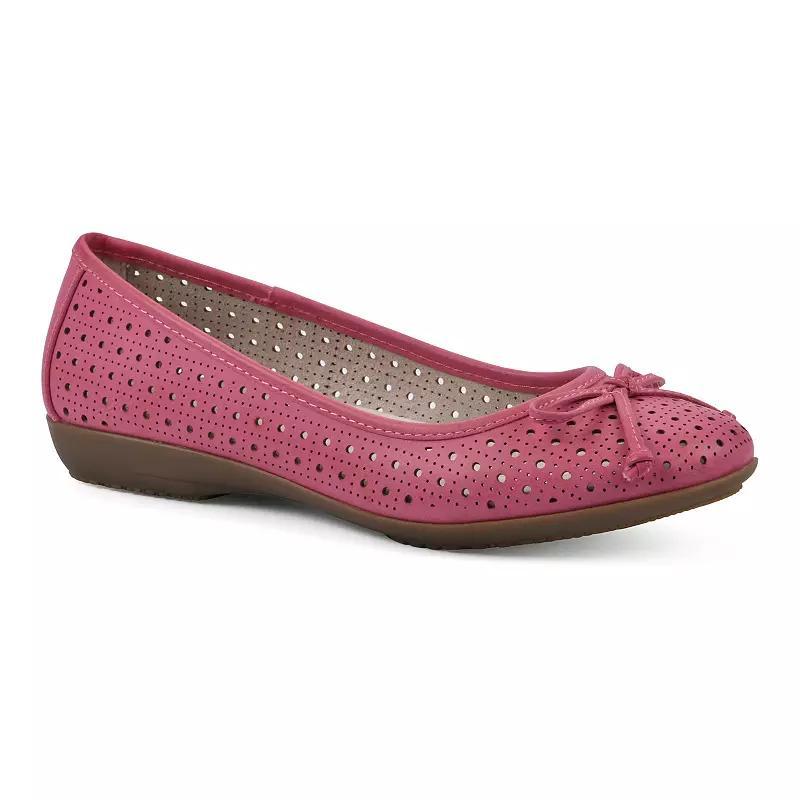 Cliffs by White Mountain Cheryl Womens Flats Pink Burnished Product Image