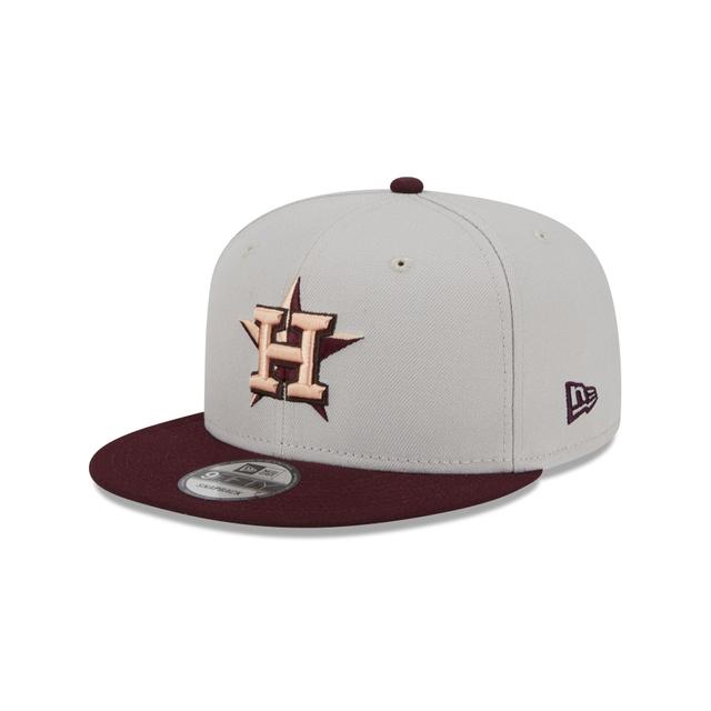 Houston Astros Mauve Visor 9FIFTY Snapback Hat Male Product Image