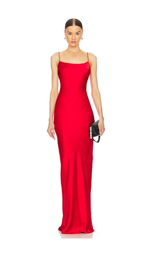 Lovers and Friends Mischa Gown in Bright Red Product Image