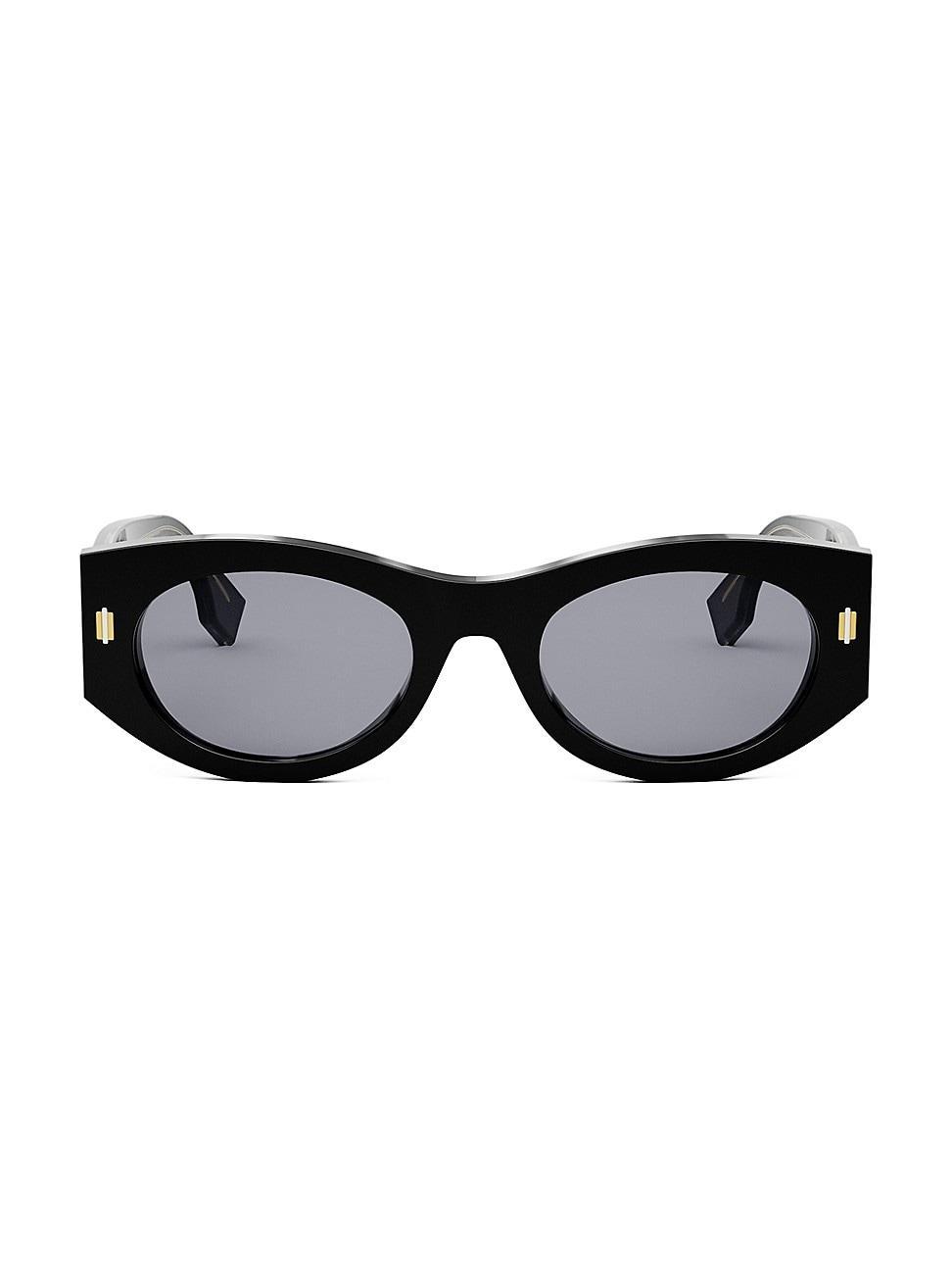 Fendi Roma Acetate Shield Sunglasses Product Image