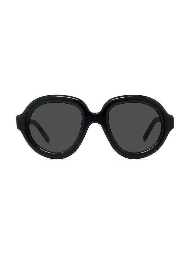 Mens 49MM Acetate Round Sunglasses Product Image