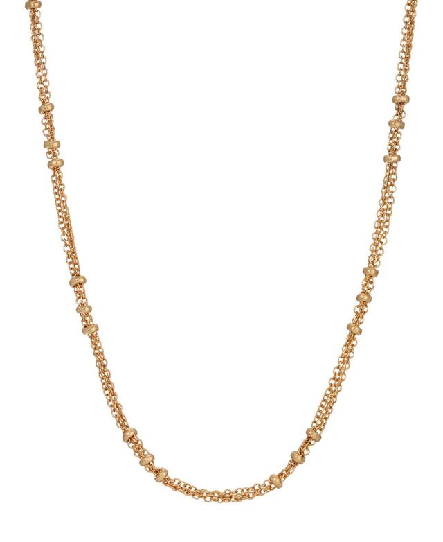 1928 Gold Tone Station Necklace, Womens, Yellow Product Image